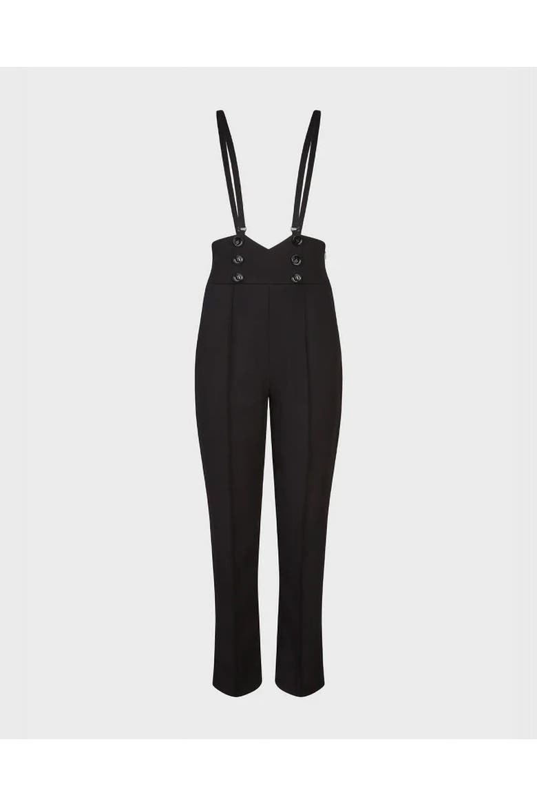 Blake High-Waisted Designer Pants, Main, color, Black