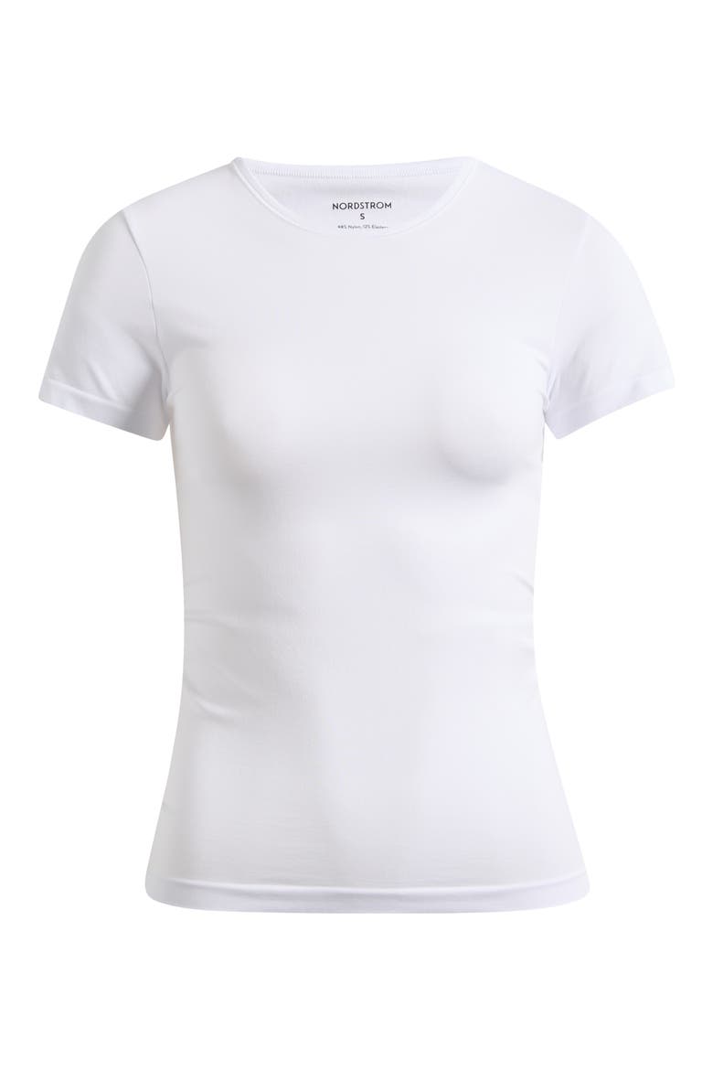 Seamless Layering Tee, Alternate, color, WHITE