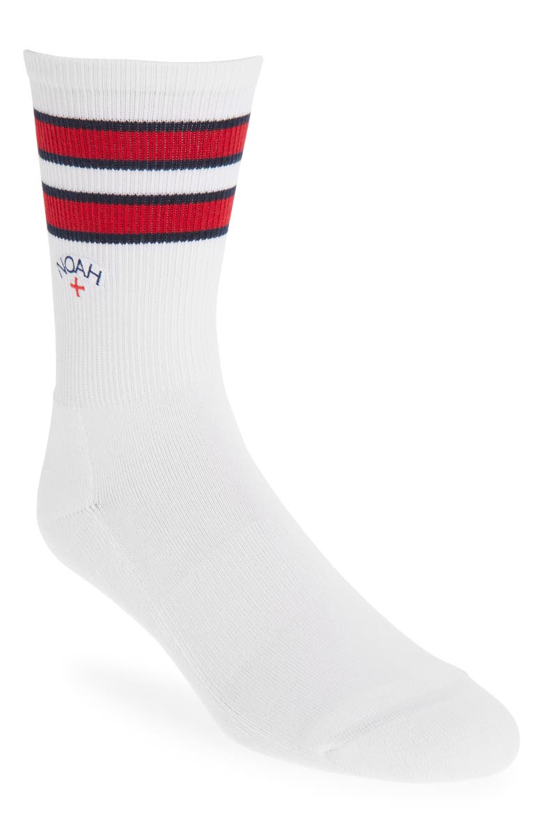 Noah Stripe Crew Socks, Main, color,