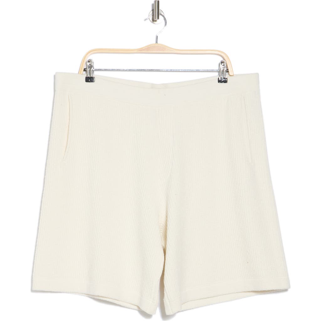 Rag & Bone Axel Drawstring Shorts In White