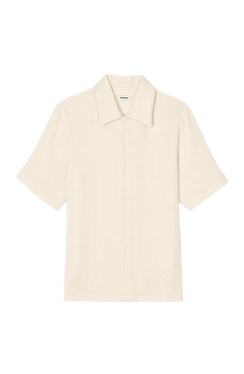 SANDRO Crinkled shirt, Alternate, color, 