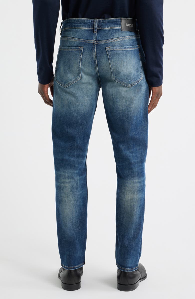 BOSS Ogden Straight Leg Jeans, Alternate, color, Medium Blue