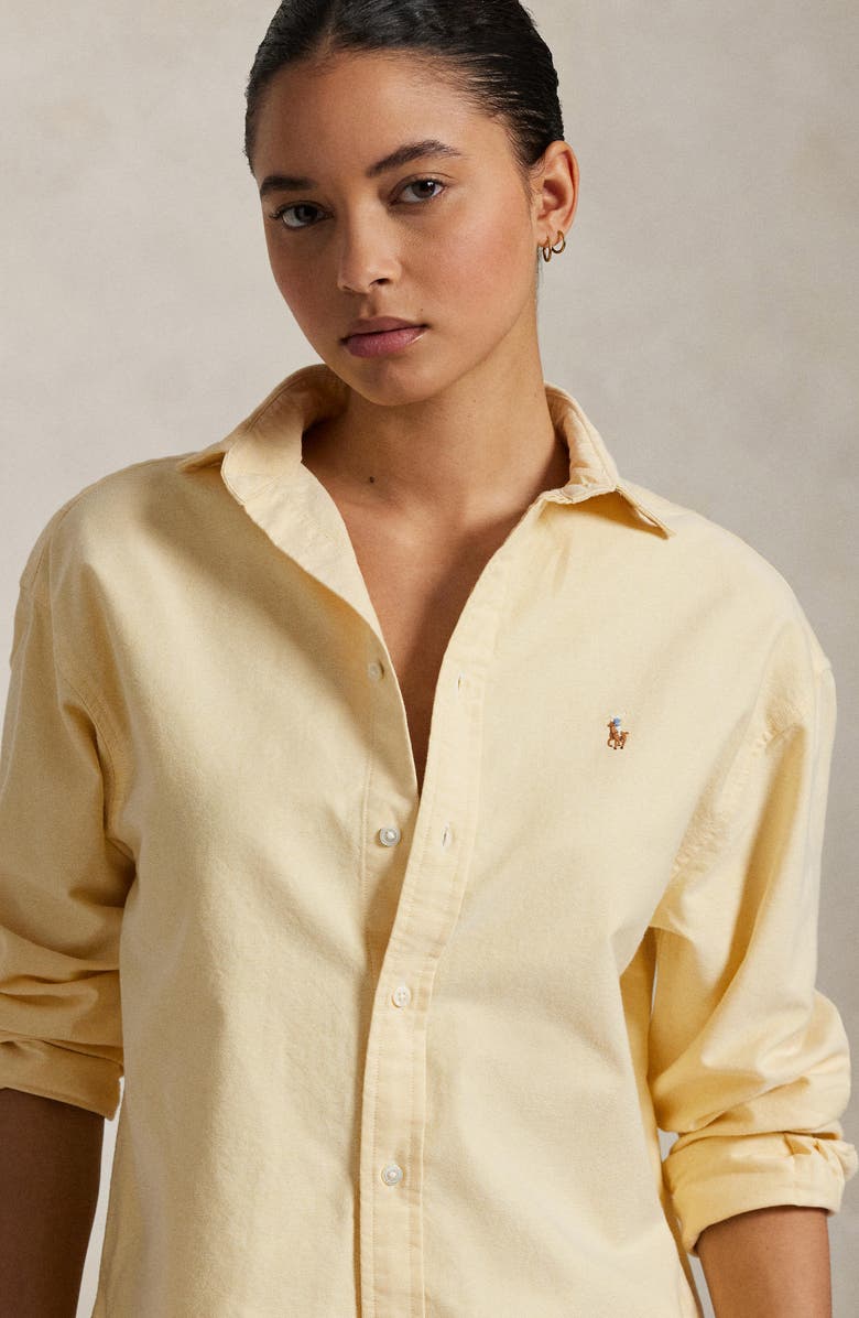 Polo Ralph Lauren Oxford Cotton Button-Up Shirt, Alternate, color,