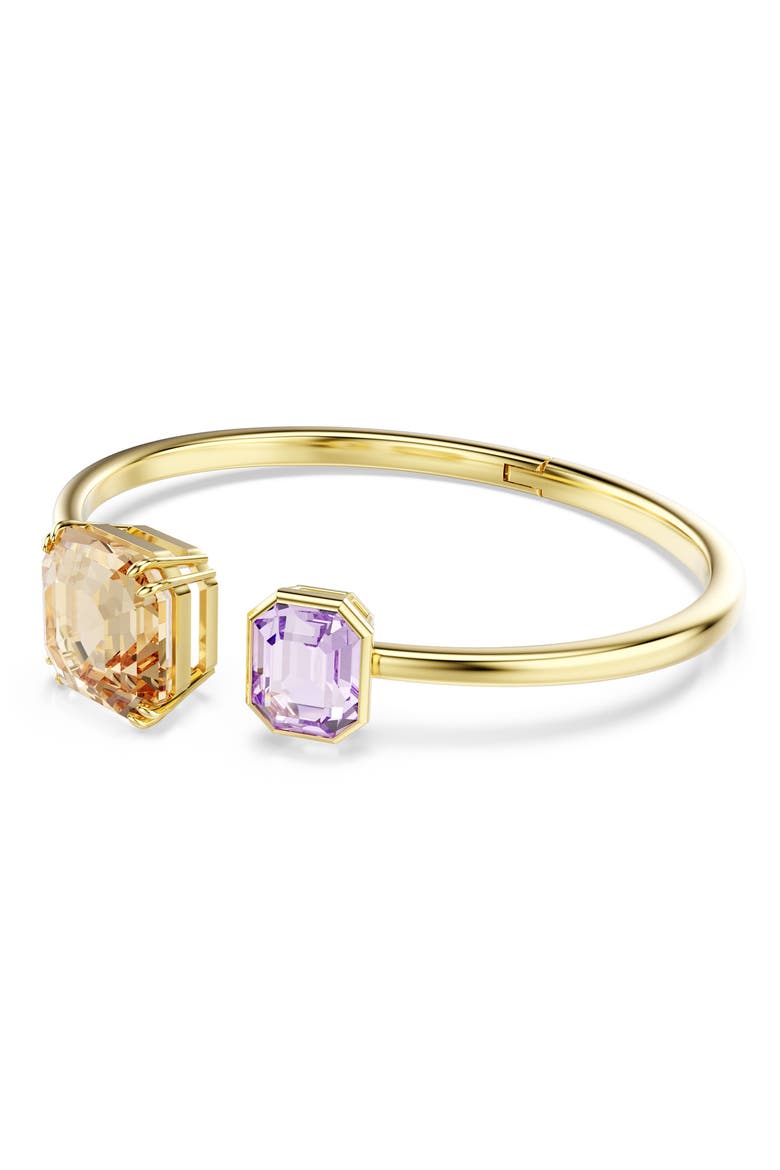 Millenia Open Bangle Bracelet, Alternate, color, GOLD/ MULTI
