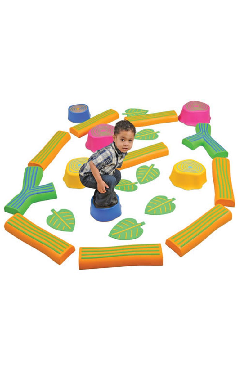Kaplan Early Learning Company Step-A-Forest - 24 Pieces, Alternate, color, Multicolored