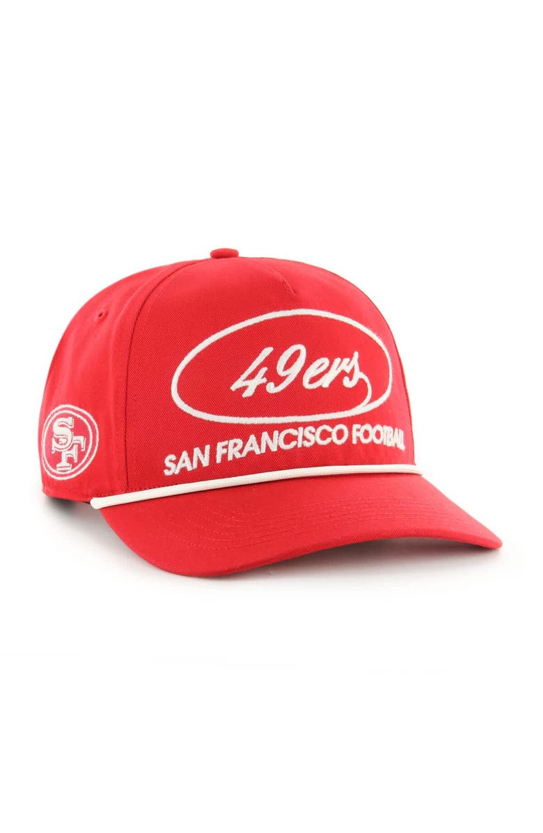 '47 Men's '47 Scarlet San Francisco 49ers Foundational Hitch Adjustable Hat, Main, color, Scarlet