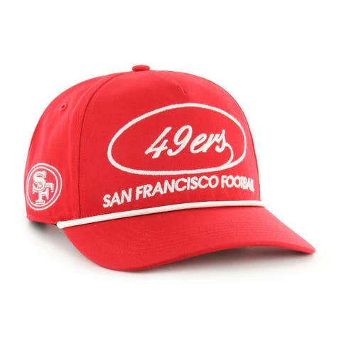 Men's '47 Scarlet San Francisco 49ers Foundational Hitch Adjustable Hat