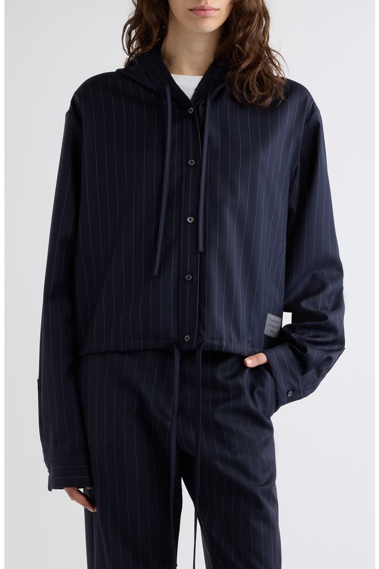 Sip Pinstriped Wool Jacket, Main, color, NAVY BLUE