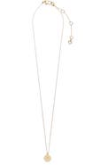 Kate Spade New York mini initial pendant necklace