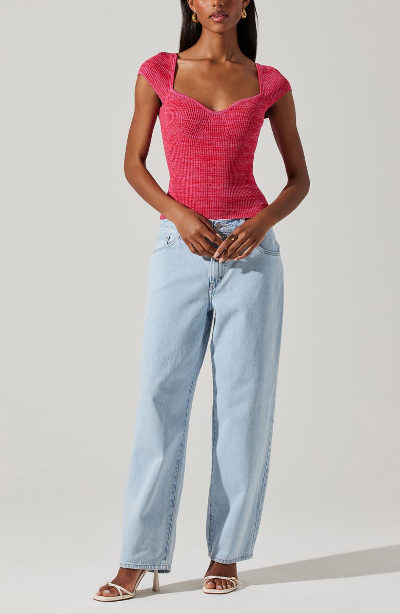 ASTR the Label Eloah Ribbed Top, Alternate, color,