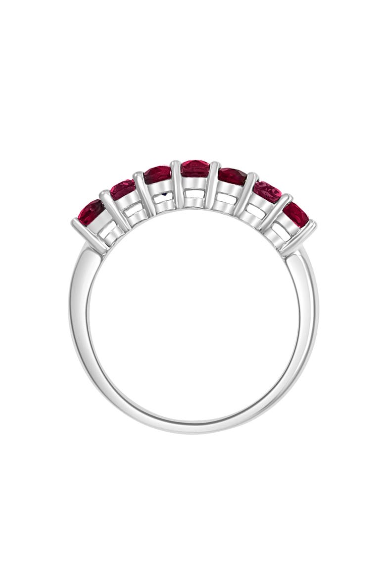 Sterling Silver Garnet Ring, Alternate, color, RED