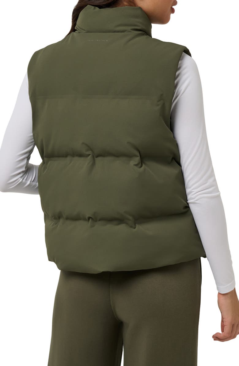 TravisMathew Moontide Quilted Vest, Alternate, color, Grape Leaf
