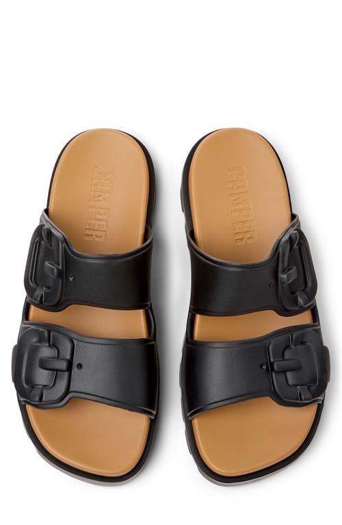 Camper Brutus Slide Sandal In Black