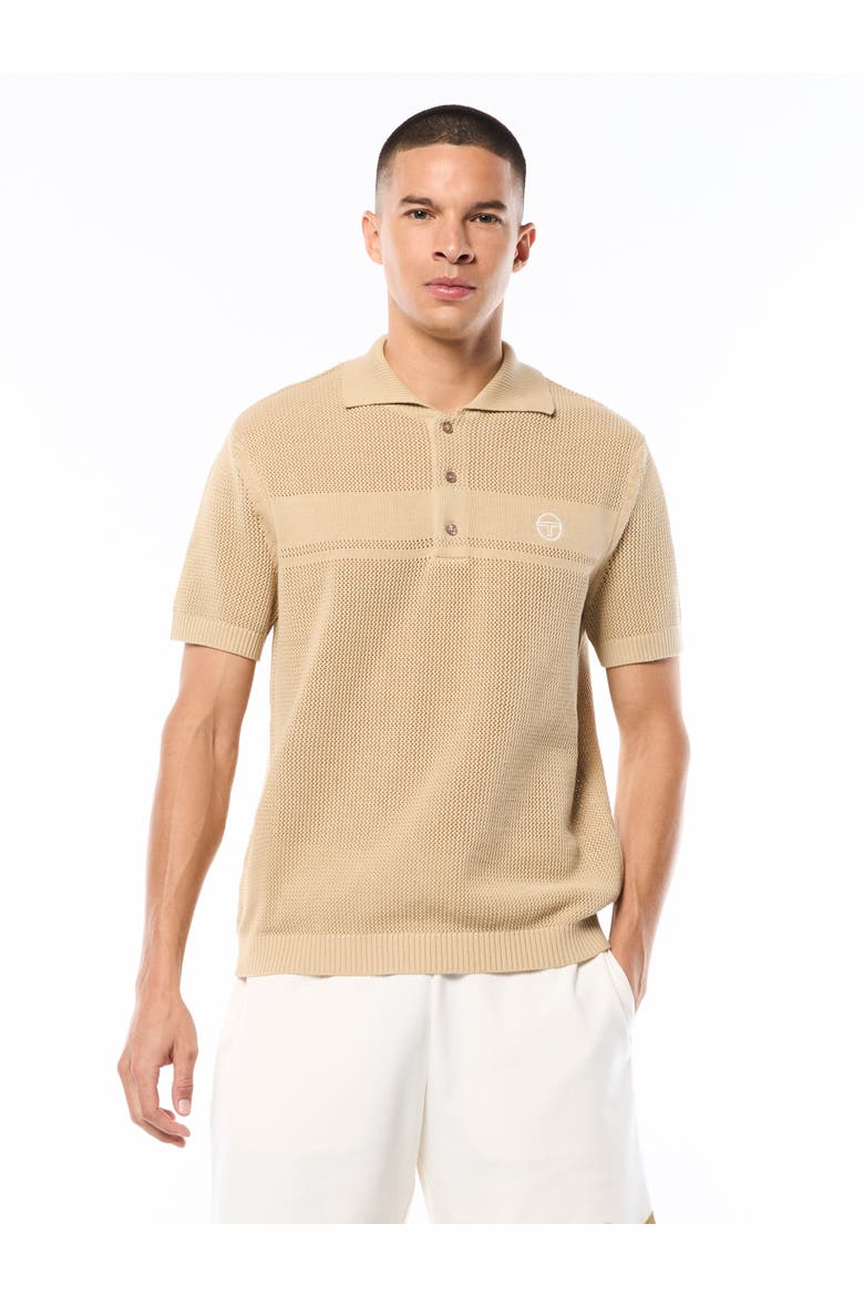 Sabino Knit Polo, Main, color, MOJAVE DESERT