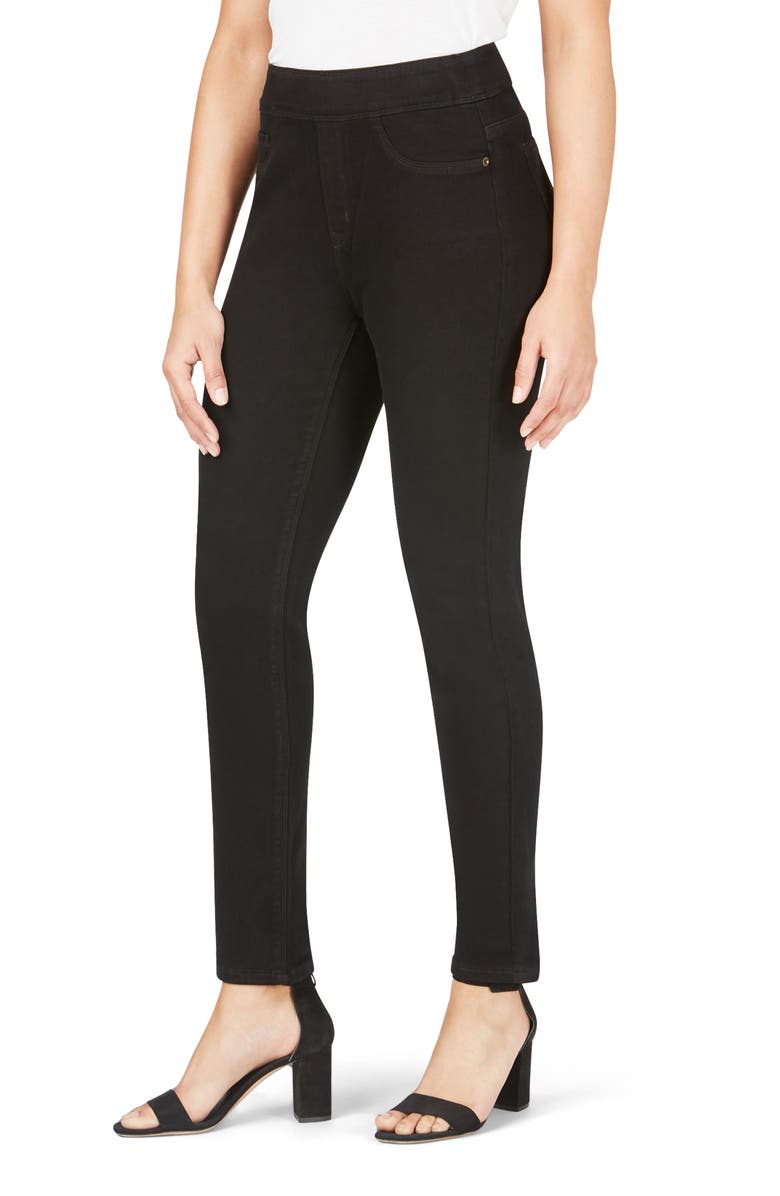 Foxcroft Uptown Slim Leg Pull-On Stretch Pants, Alternate, color, 
