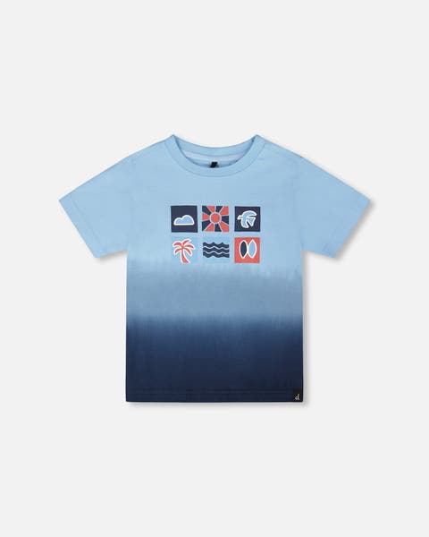 Organic Cotton Short Sleeve Gradient T-Shirt (Toddler, Little Kid & Big Kid)