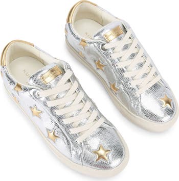 Lane Star Snakeskin Embossed Sneaker
