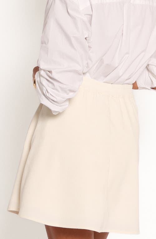 Petal And Pup Petal & Pup Tammy Corduroy A-line Miniskirt In White