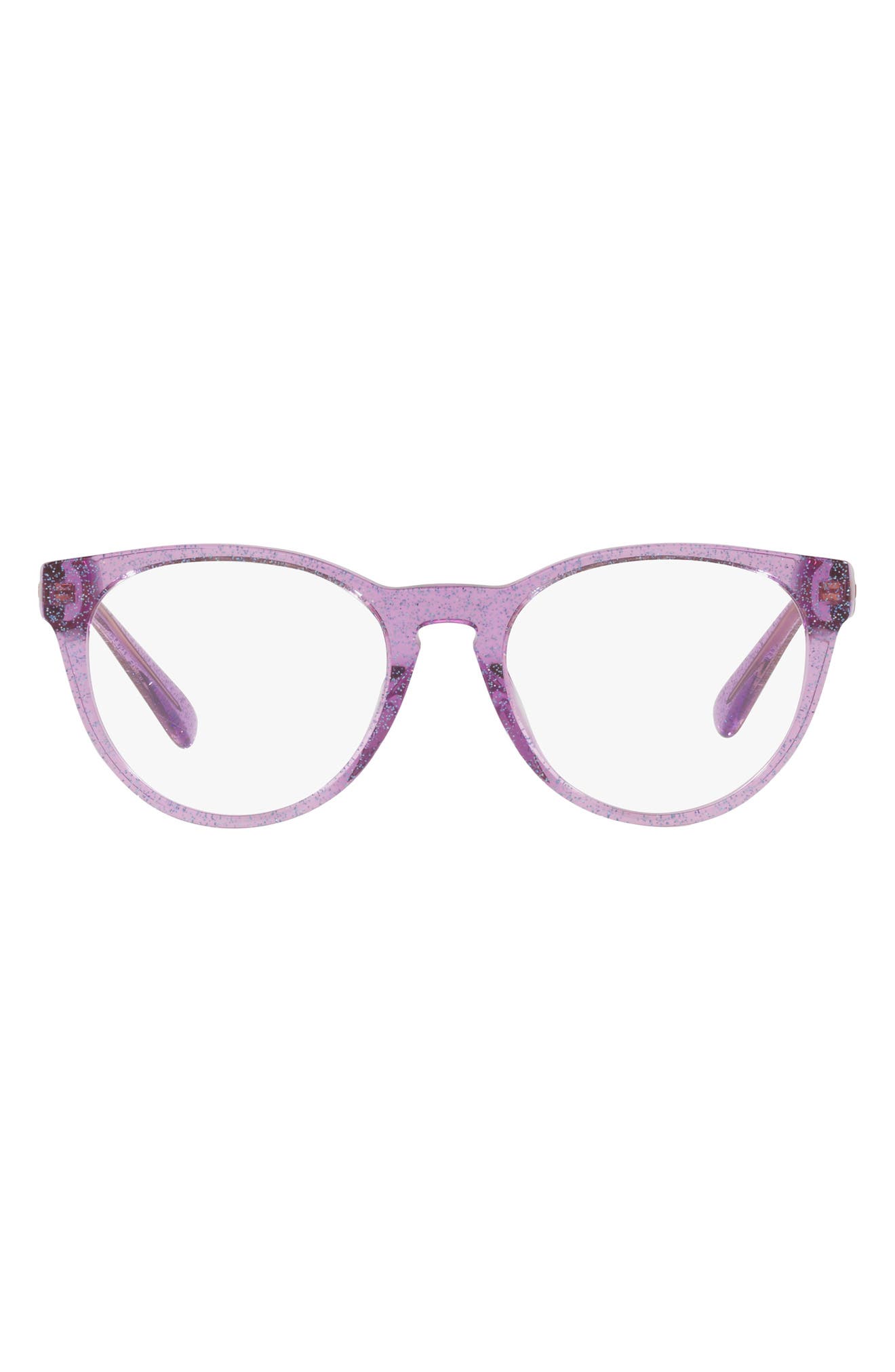 Versace 46mm Phantos Optical Glasses in Lilac at Nordstrom