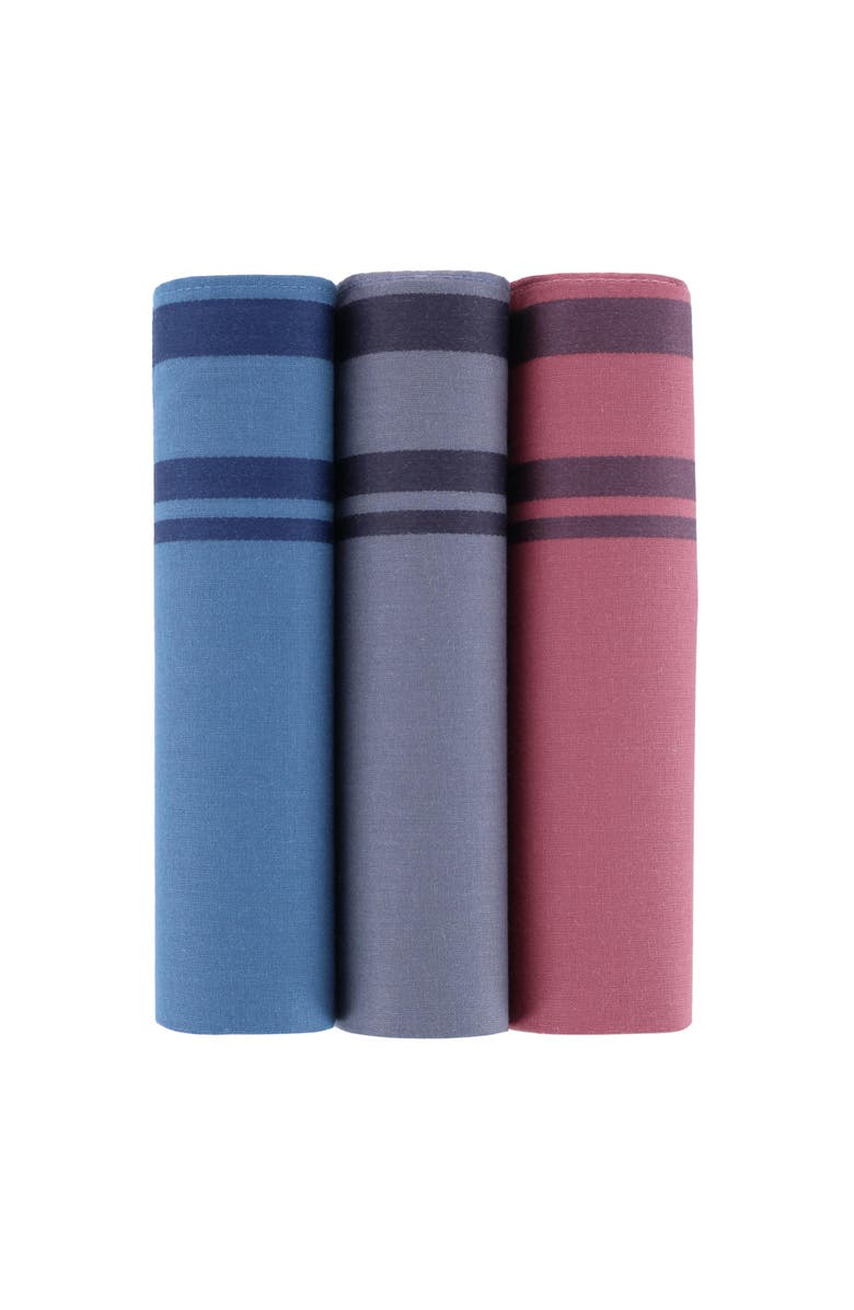 Trafalgar Cotton Modern Handkerchiefs, Main, color, Multiple