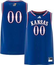 adidas Men's adidas #00 Royal Kansas Jayhawks Swingman Jersey