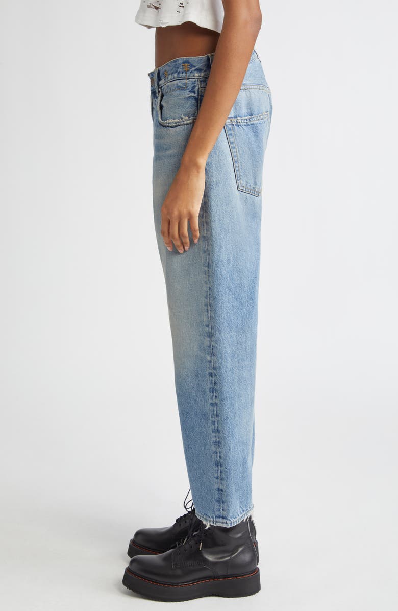 R13 X-Boyfriend Jeans, Alternate, color, Merrin Blue