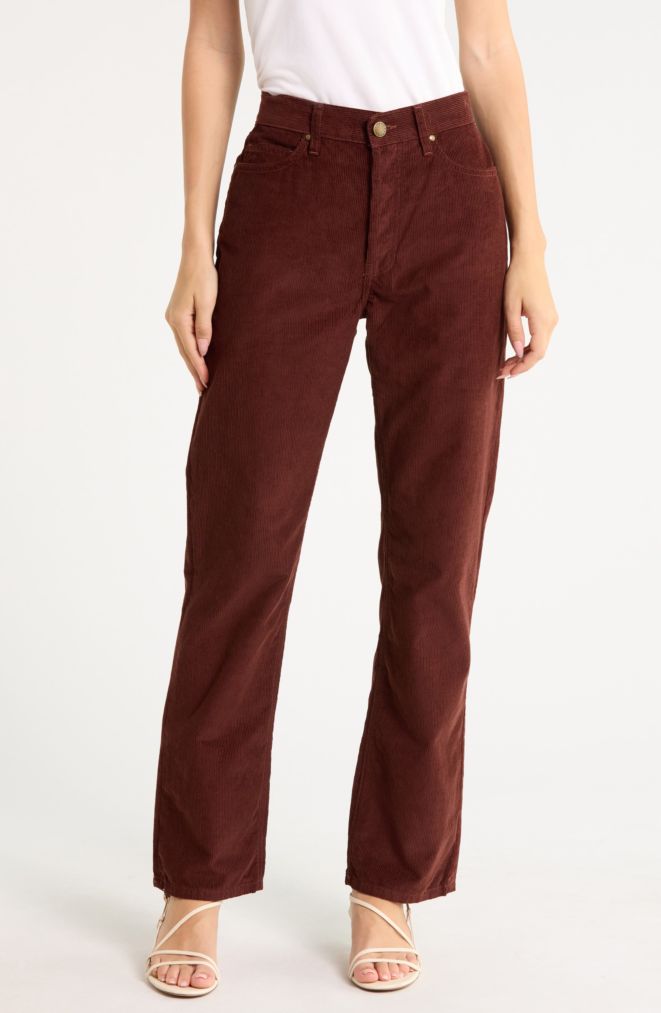 Wayne High Waist Straight Leg Jeans