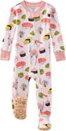 BUTTERBLU Cruz One-Piece Organic Cotton Footie Pajamas