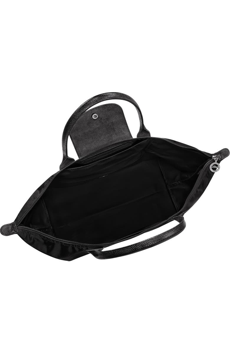 Longchamp Large Le Pliage One Shoulder Bag, Alternate, color, Black