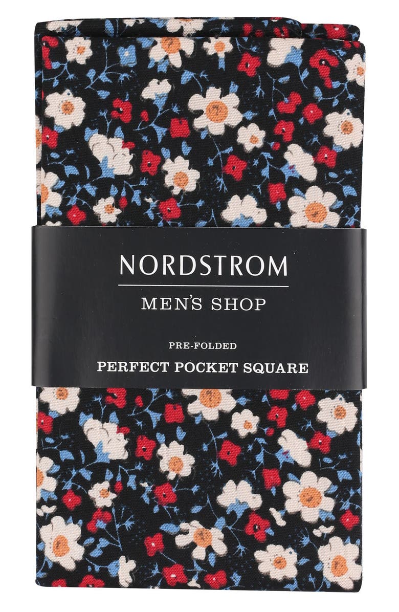 NORDSTROM MEN'S SHOP The Perfect Pre-Folded Pocket Square, Main, color,