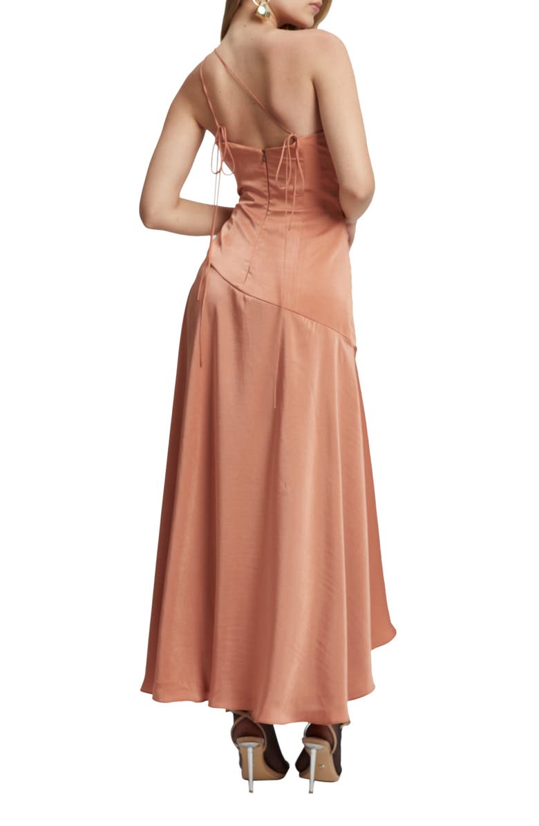 Bardot Faye One-Shoulder Cutout Cocktail Dress, Alternate, color, 