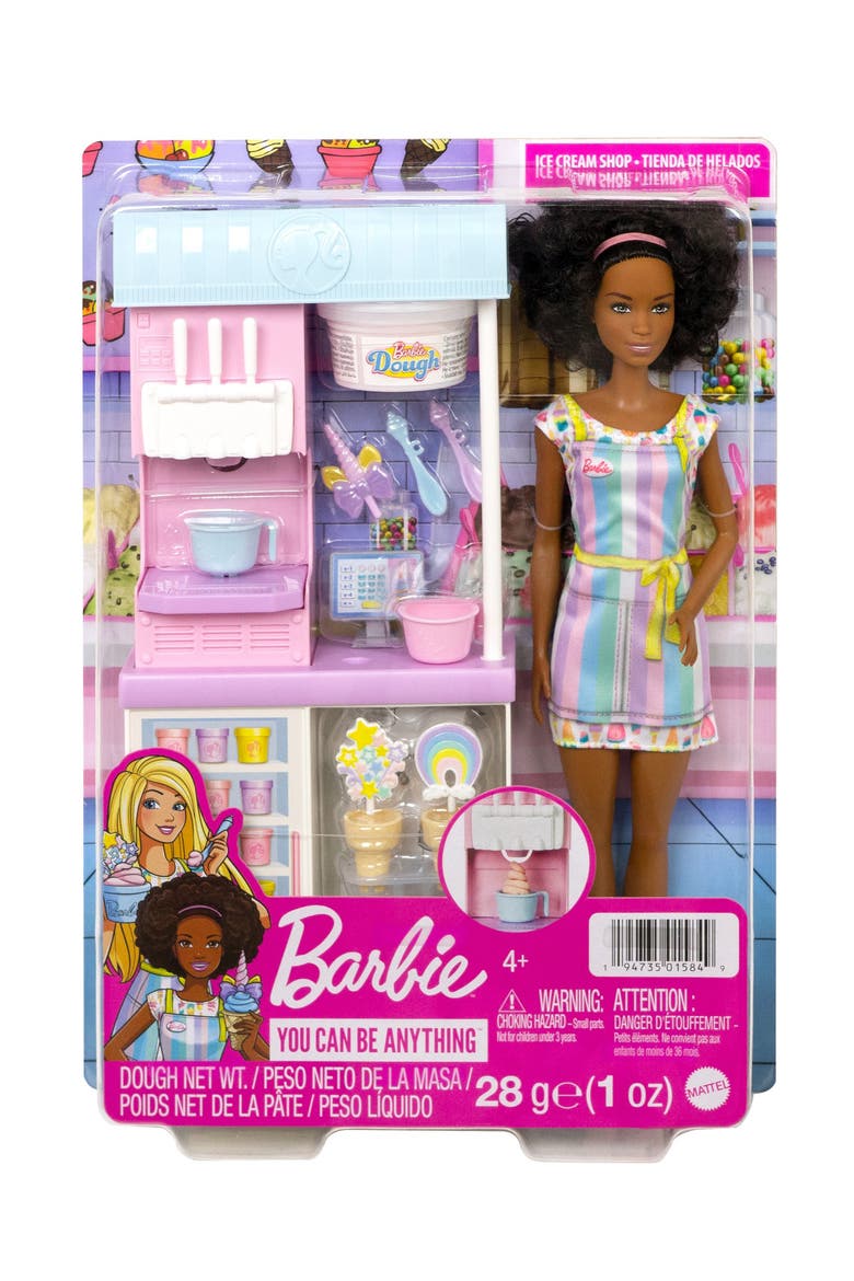 Barbie® Ice Cream Shopkeeper Doll & Playset, Alternate, color, MULTI