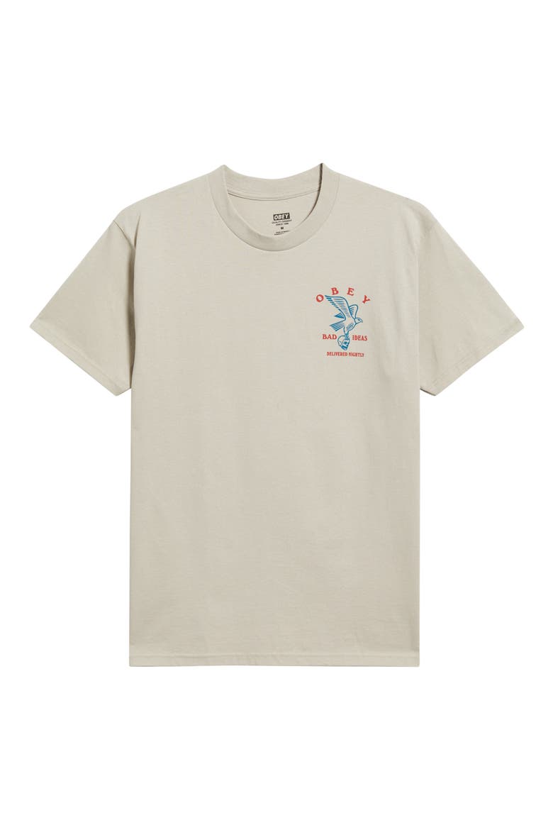 Bad Ideas Eagle Graphic T-Shirt, Alternate, color, SILVER GREY