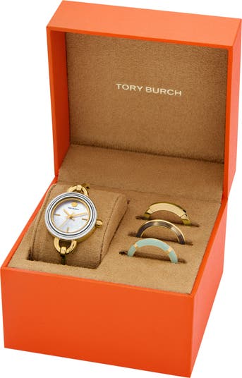 Tory Burch The Miller Bangle Watch Set, 27mm | Nordstrom