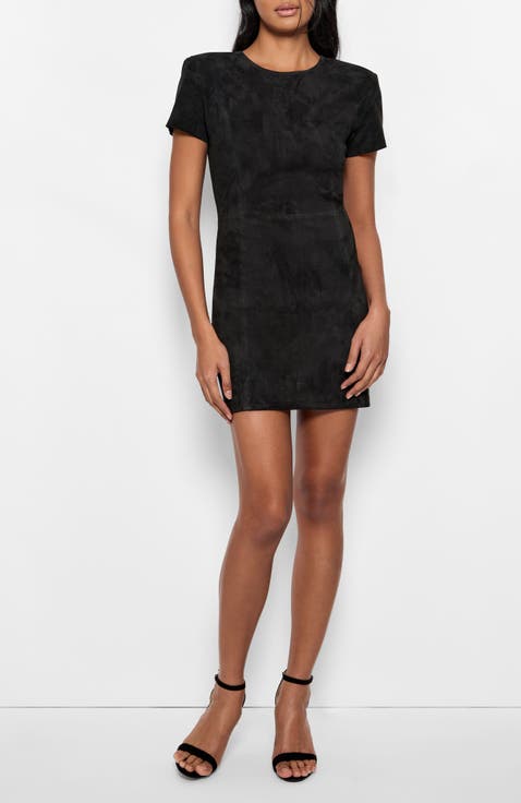 Fortuna Stretch Suede Dress