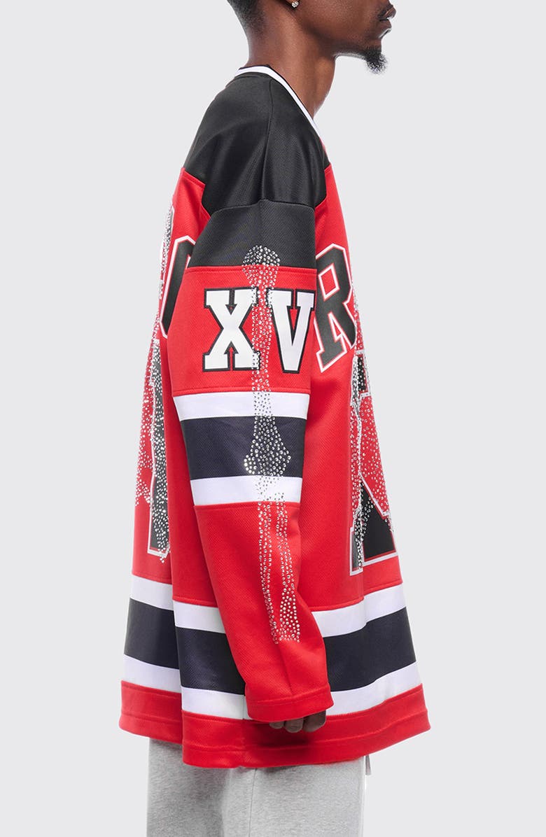 Rolling Loud Bones Hockey Jersey, Alternate, color, Red