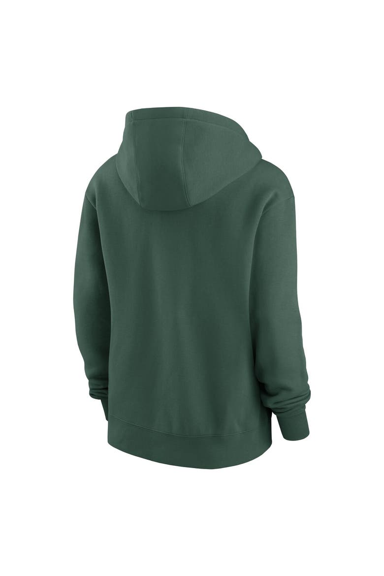 Women's Nike Green Green Bay Packers Club Fleece Pullover Hoodie, Alternate, color, Green