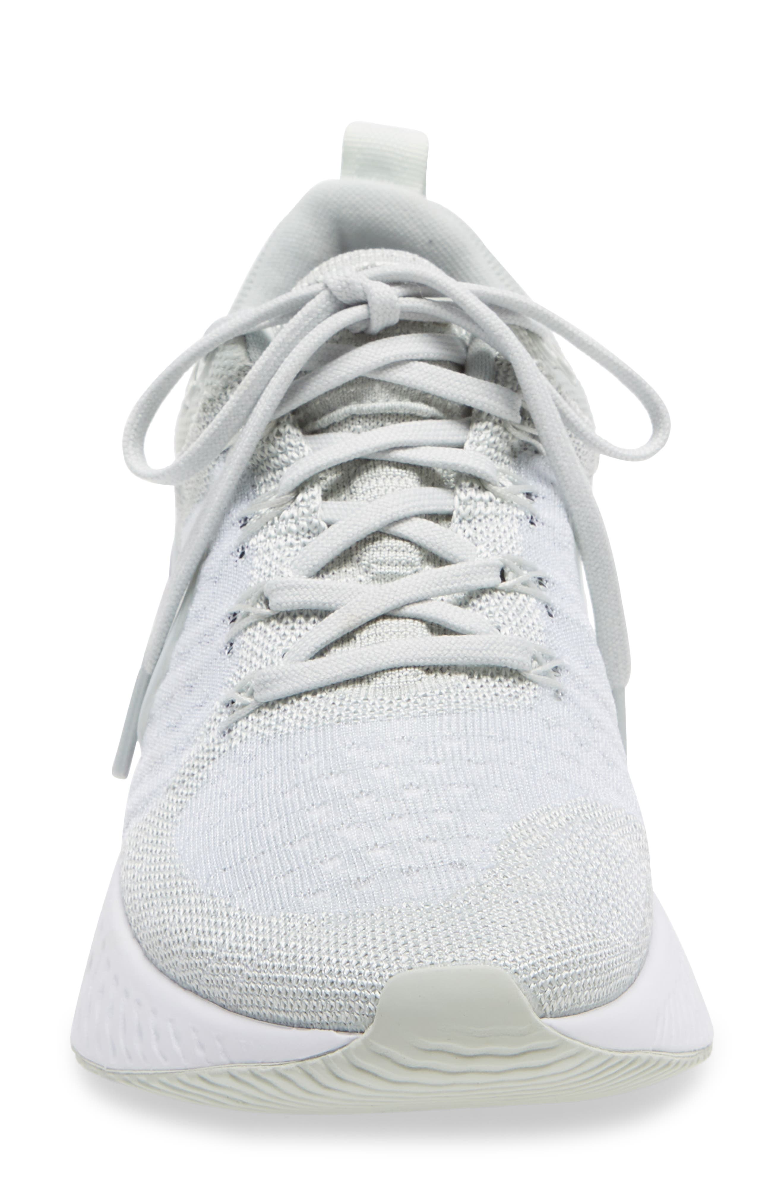 React Infinity Run Flyknit 2 Running Shoe, Alternate, color, LIGHT SILVER/ WHITE/ LILAC