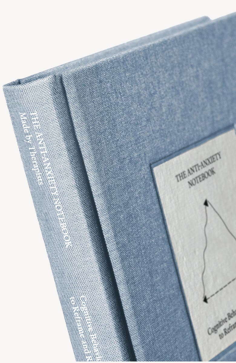 Therapy Notebooks The Anti-Anxiety Guided Notebook, Alternate, color, Dusty Blue