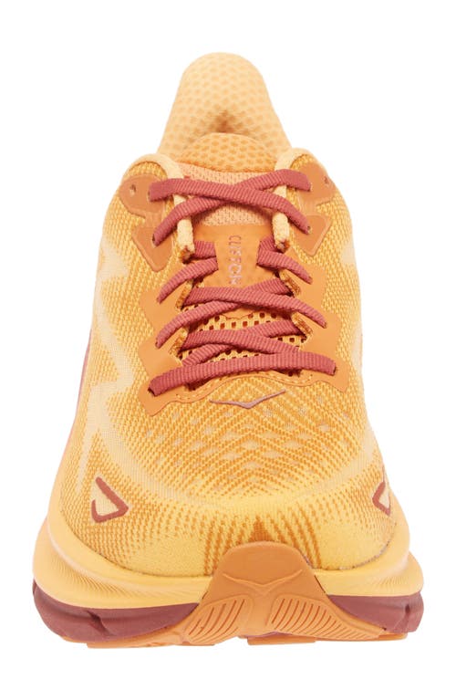 Hoka Clifton 9 Running Shoe In Orange