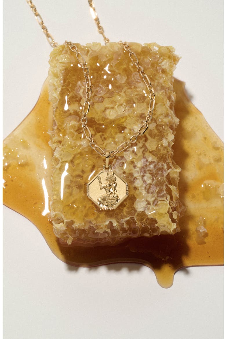 Spellbound Oshun Goddess Necklace, Alternate, color, METALLIC GOLD