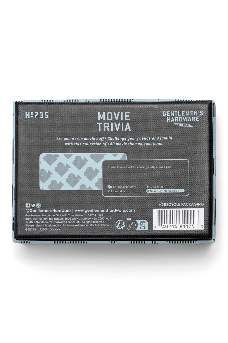Movie Trivia Game, Alternate, color, NO COLOR