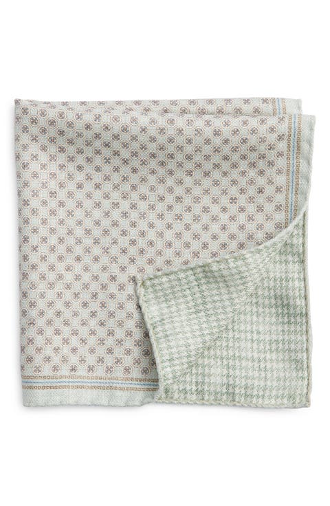 Claude Reversible Silk Pocket Square