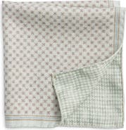 Jack Victor Claude Reversible Silk Pocket Square