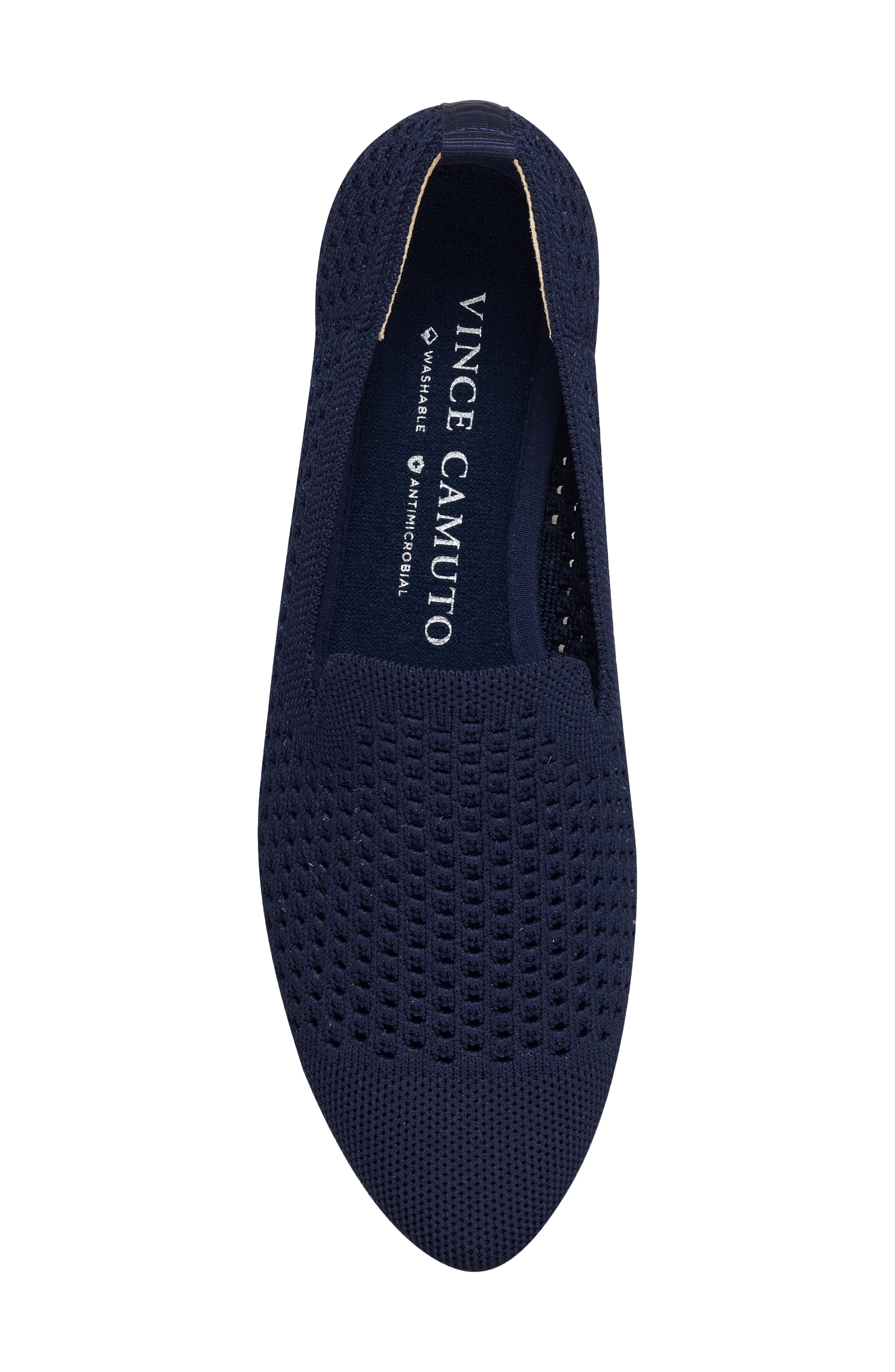 Fabeau Washable Knit Flat, Alternate, color, NAVY/ NAVY