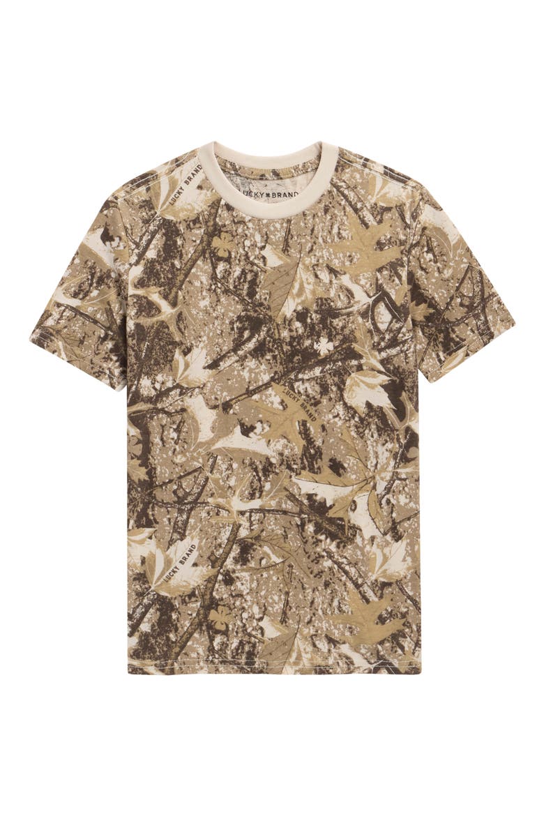 Kids' Forest Camo Graphic T-Shirt, Main, color, KELP