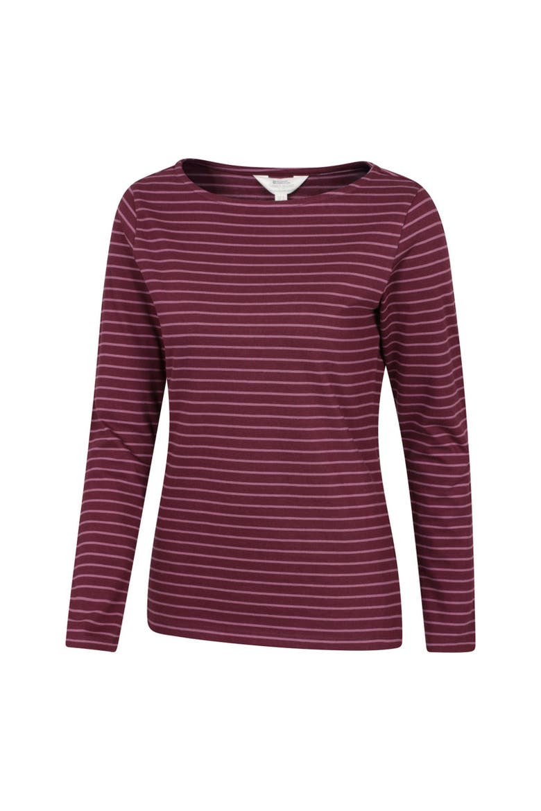 St Ives Crew Neck Top, Alternate, color, Dusky Purple