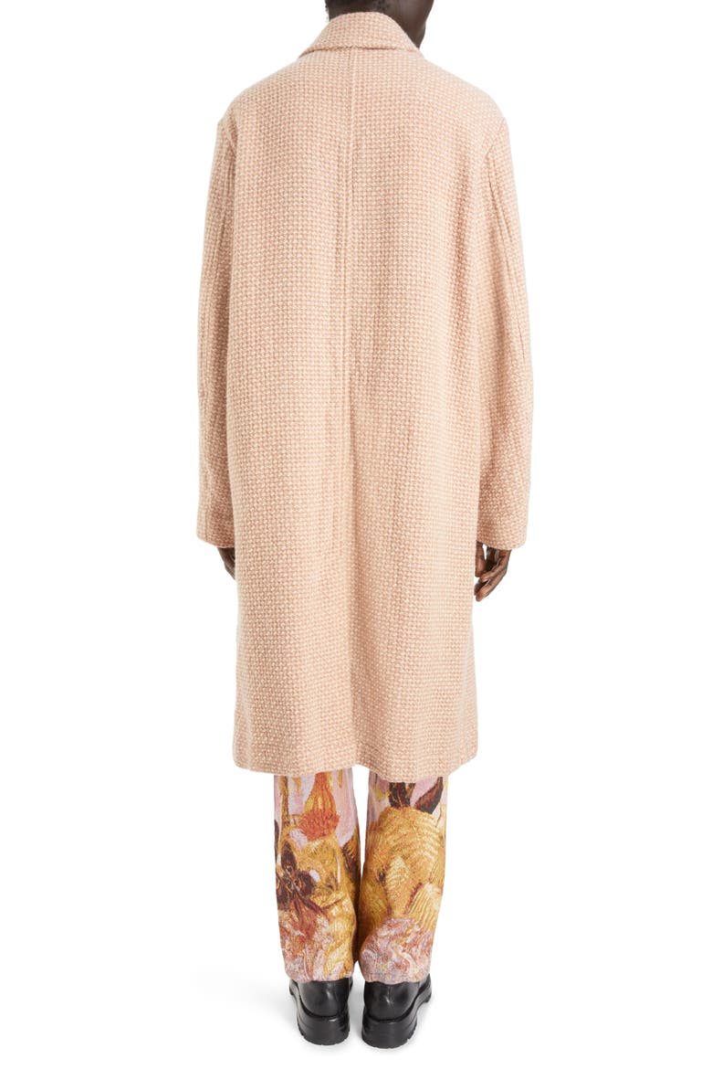 Rankle Wool Tweed Topcoat, Alternate, color, ROSE