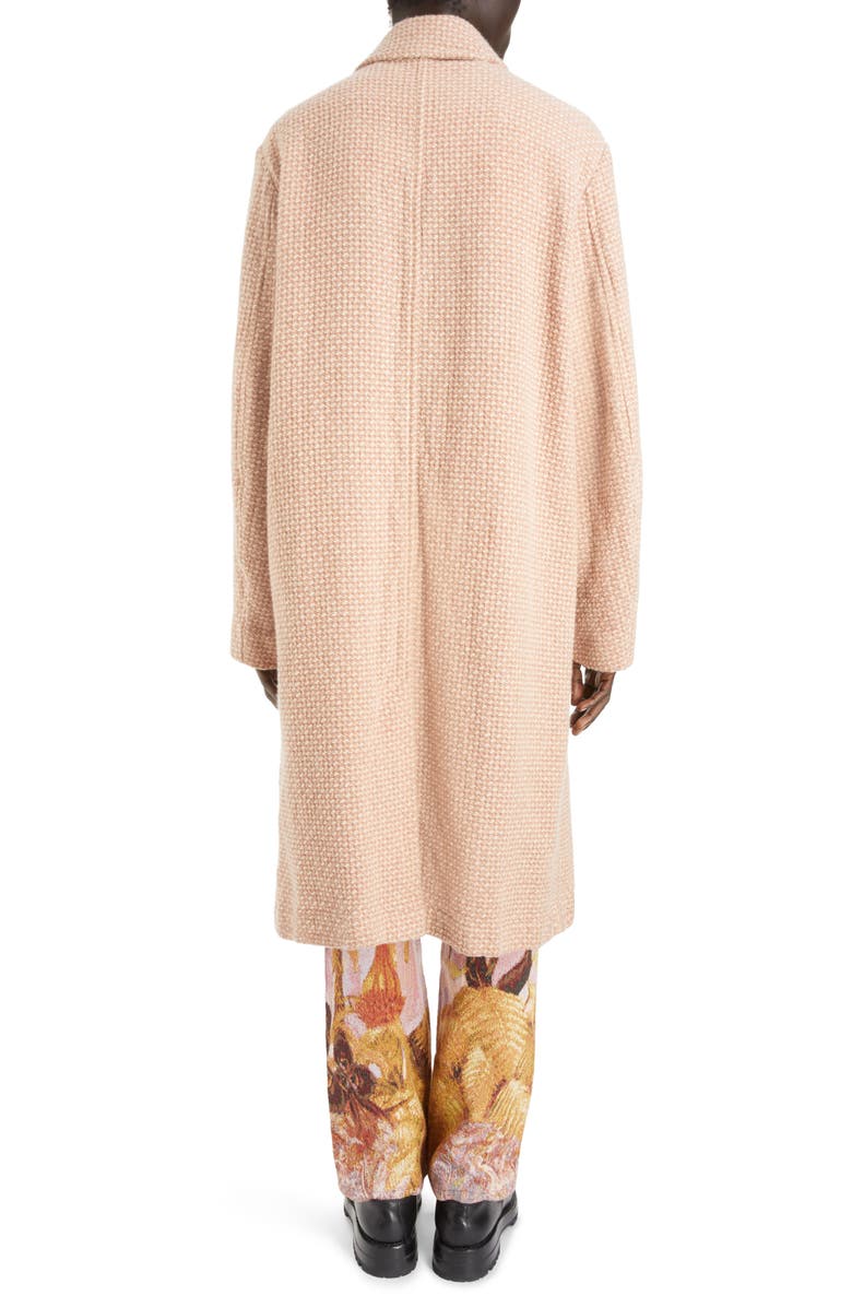 Dries Van Noten Rankle Wool Tweed Topcoat, Alternate, color, 