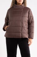 Eileen Fisher High Collar Recycled Nylon Jacket